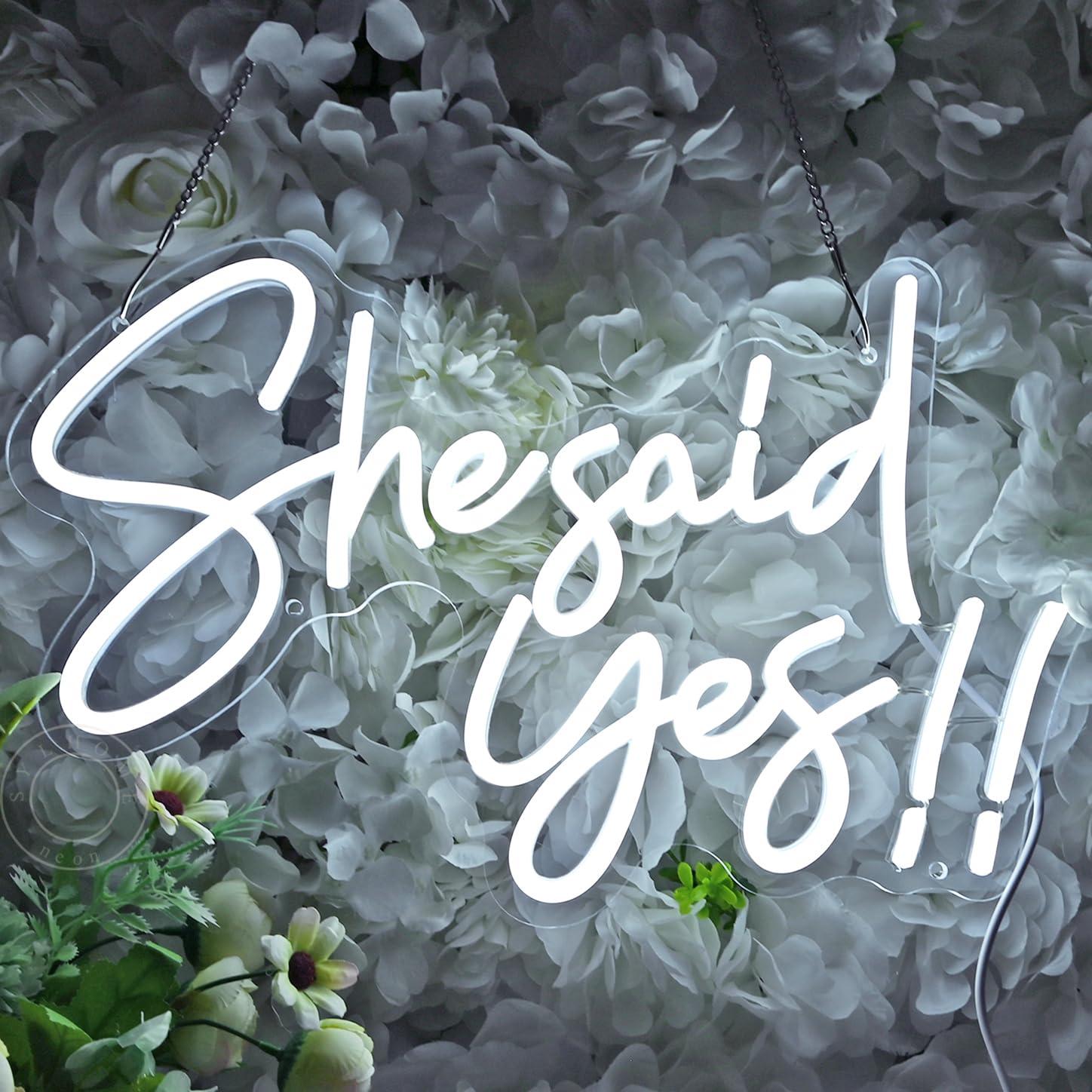 She Said Yes Neon Sign USB Dim - đánh giá và giá Neon Sign Party