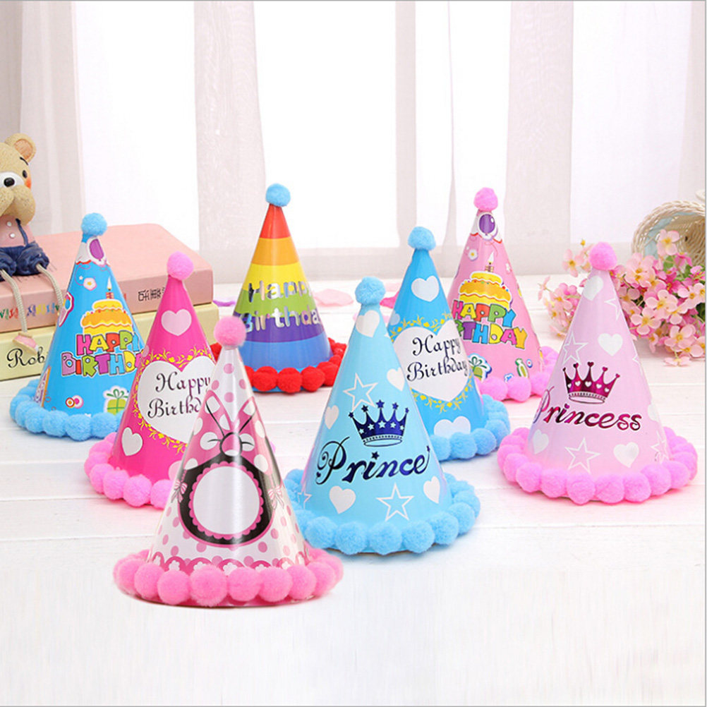 12Pcs Cake Inspired Birthday P - đánh giá và giá Party Hat Cone