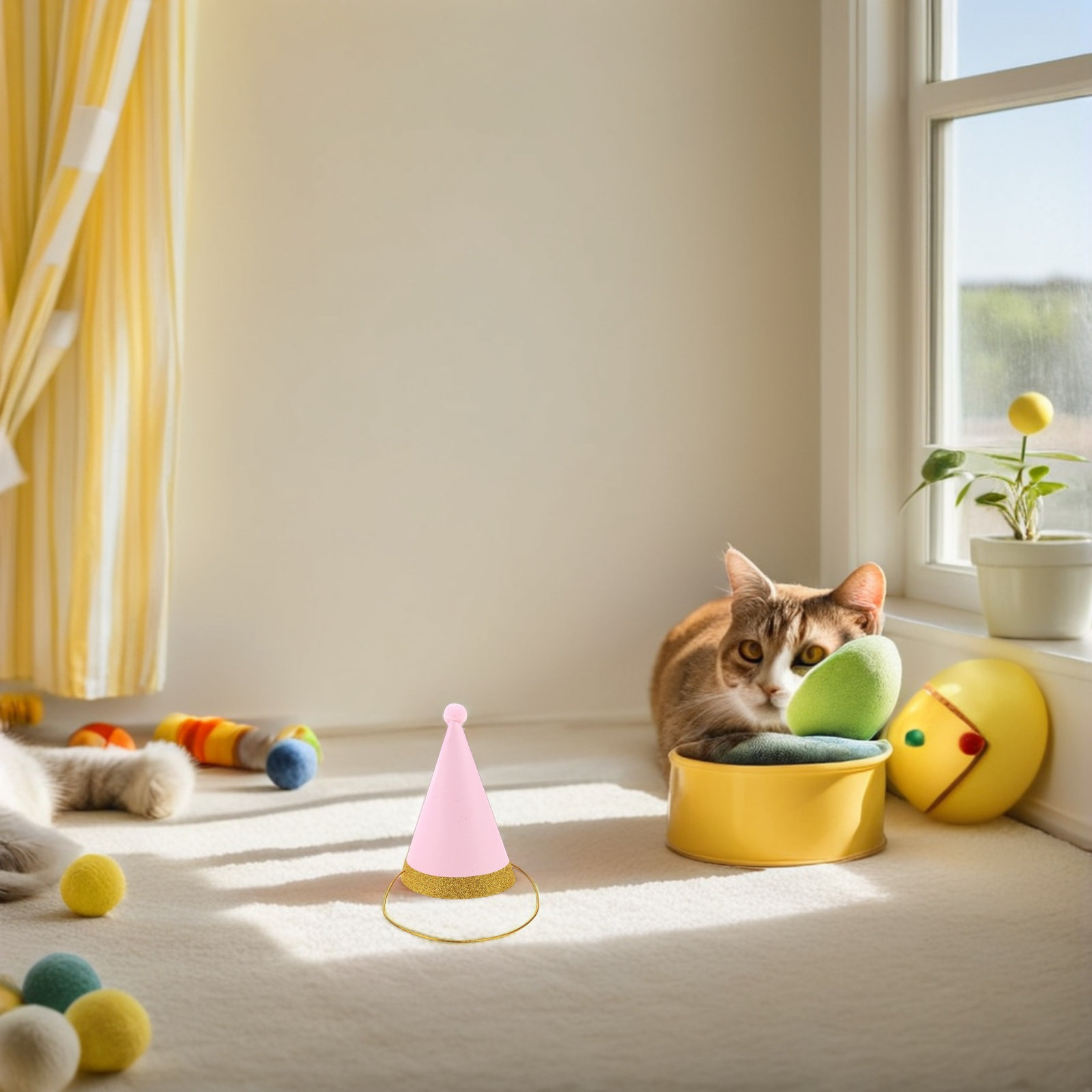 16Pcs Pet Birthday Hat Comfort - đánh giá và giá Party Hat Cone