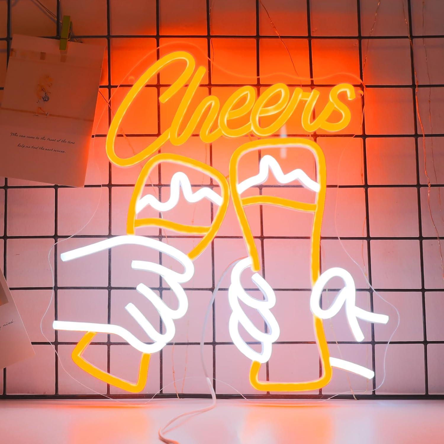 Cheers Cocktail Neon Sign USB  - đánh giá và giá Neon Sign Party